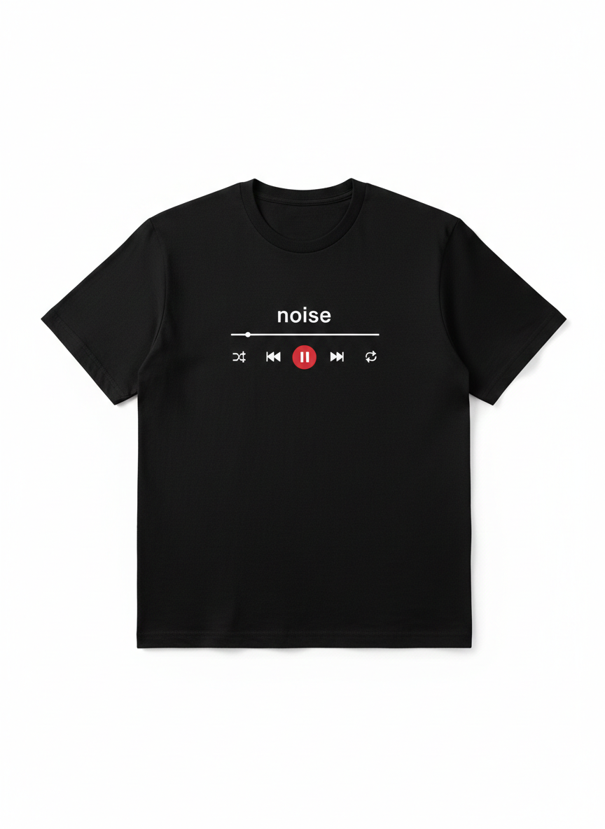 Pause The Noise Tee (Black)