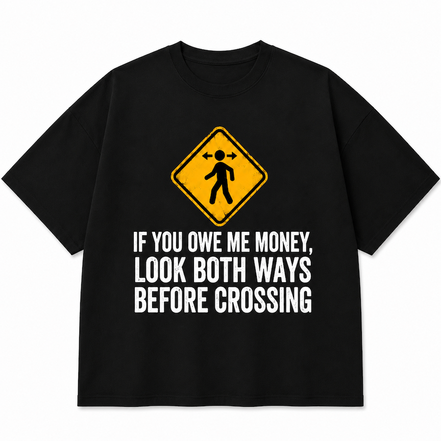 Look Both Ways Tee (Black)